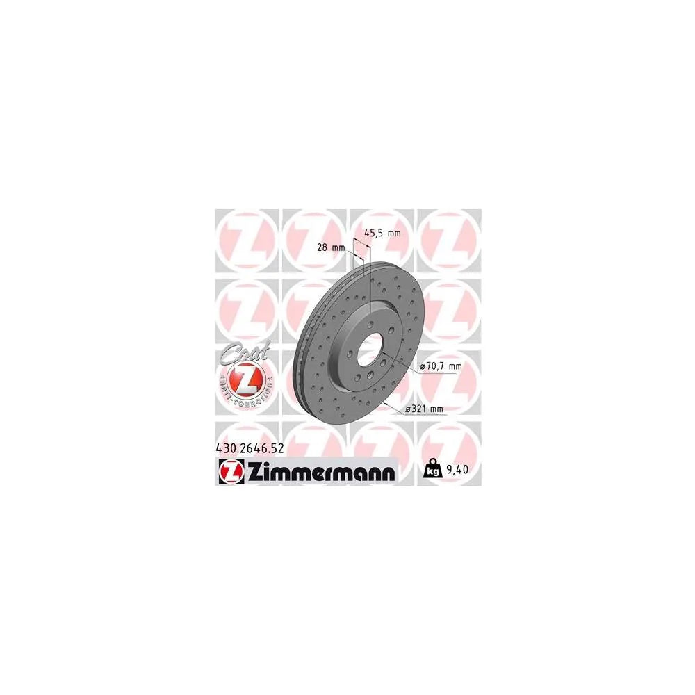 Discuri Frana ZIMMERMANN - 430.2646.52