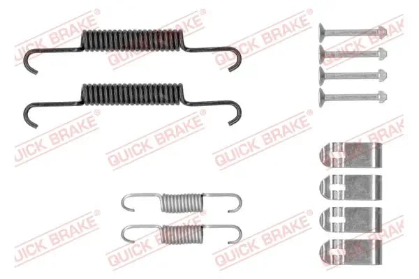 Set accesorii saboti frana parcare, Chevrolet, Opel, 149x128x24 mm, Quick Brake QB1050881