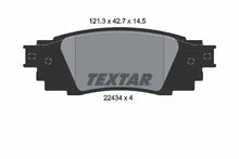 Set placute frana disc, Lexus, Toyota, 155x91x90 mm, Textar 2243401
