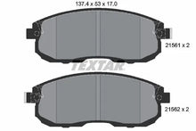 Set placute frana disc, Infiniti, Nissan, 156x91x88 mm, Textar 2156201