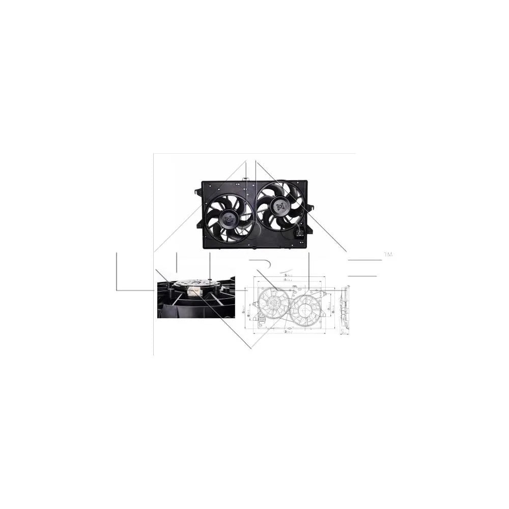 Radiator Apa NRF pentru Nissan Cabstar/Nt400 Cabstar - 47668