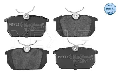Set placute frana disc, Alfa Romeo, Fiat, Lancia, 113x83x74 mm, Meyle 0252110314