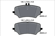 Set placute frana, frana disc Textar pentru Mercedes-Benz - 2640201