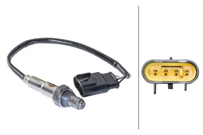 Sonda lambda, Abarth, Alfa Romeo, Fiat, Ford, Lancia, 122x94x46 mm, Hella 6PA358103031