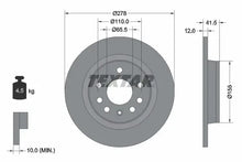 Disc frana Textar - 92118503