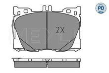 Set placute frana disc, Mercedes-Benz, 184x114x88 mm, Meyle 0252258618PD