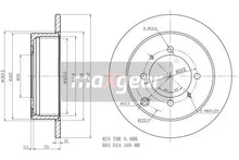 Disc frana, Hyundai, Kia, Mitsubishi, Ø262 mm, Maxgear 192557