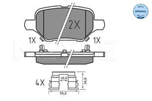 Set placute frana, frana disc Meyle pentru Chevrolet, Opel - 0252293017