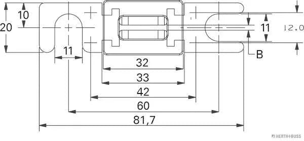 Sigurante HERTH+BUSS ELPARTS 0.00 kg - 50295292