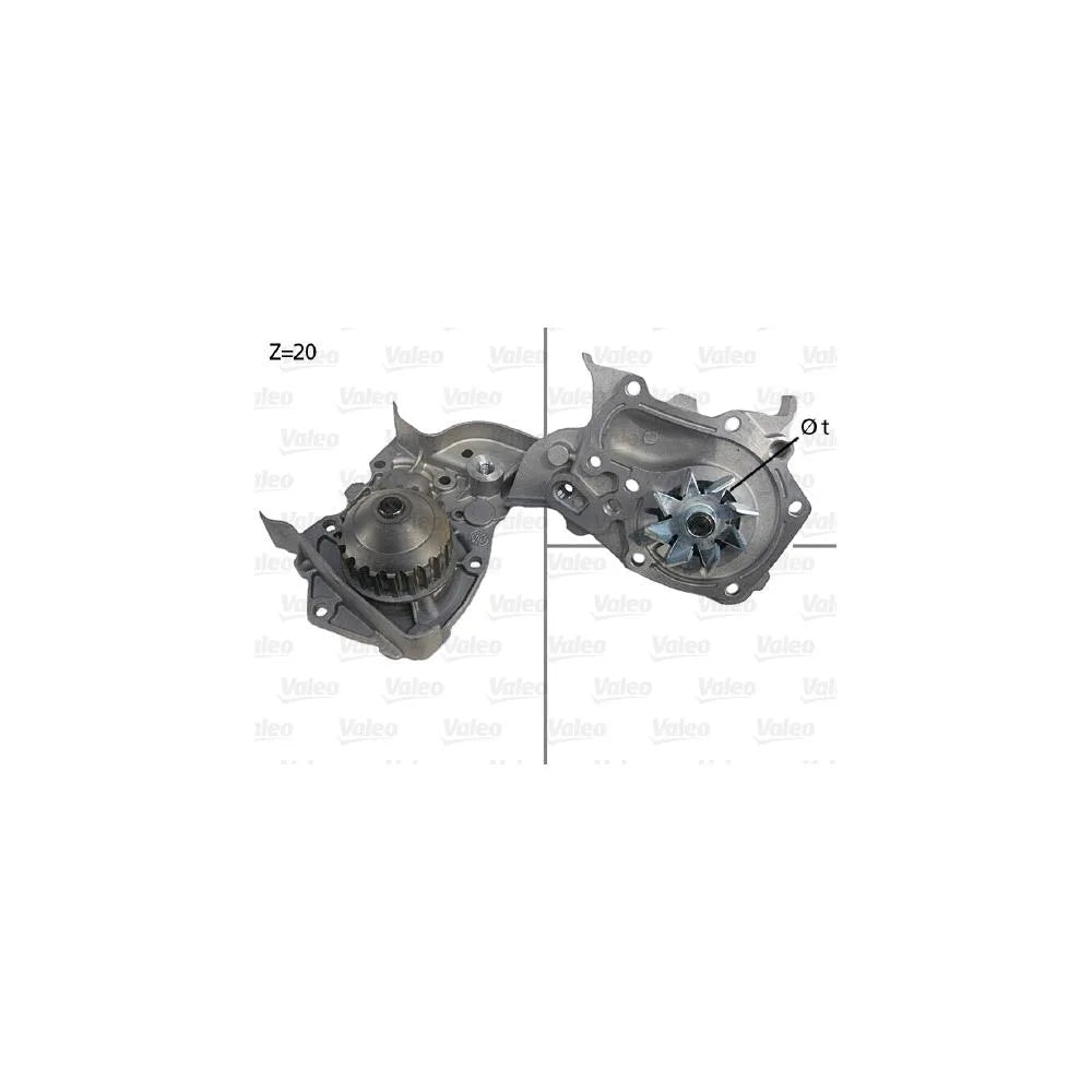 Pompa Apa Valeo pentru Dacia Solenza/Supernova, Renault Clio/Clio Symbol/Kangoo/Kangoo Express/Megane - 506564