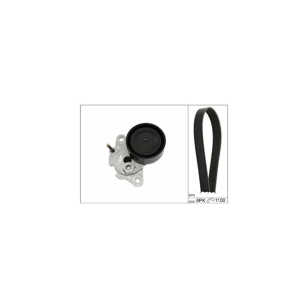 Set Curea Transmisie Cu Caneluri INA pentru Audi A4/A5/A6/Q3/Q5 - 529 0085 10