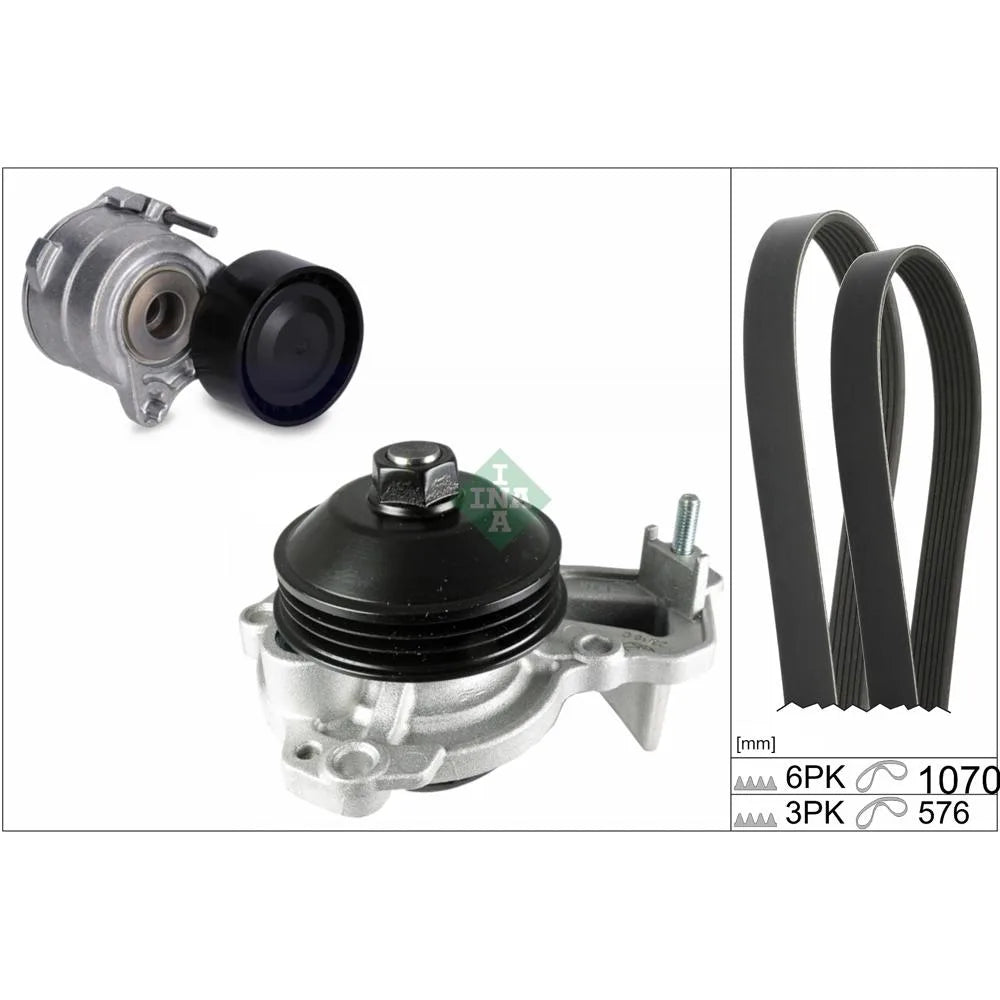 Kit Curea Caneluri Citroen 1,2 (Cu Pompa) INA - 529060530