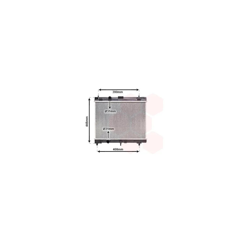 Radiator Apa Van Wezel - 53002357