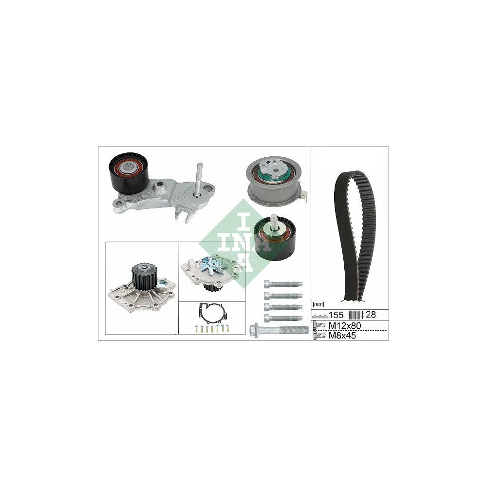 Set Pompa Apa + Curea Dintata INA - 530076230