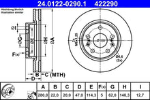 Disc frana, Suzuki, 304x300x52 mm, TRW 24012202901