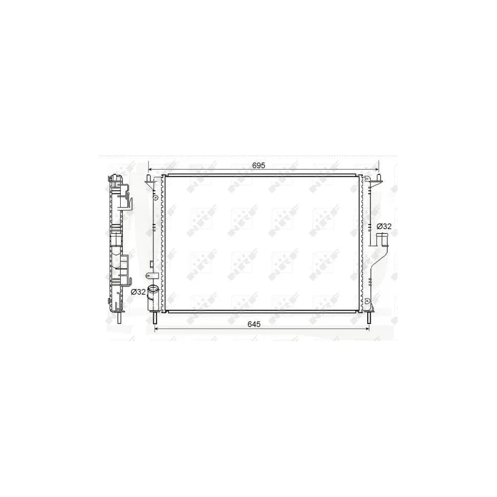 Radiator Apa NRF - 53118A