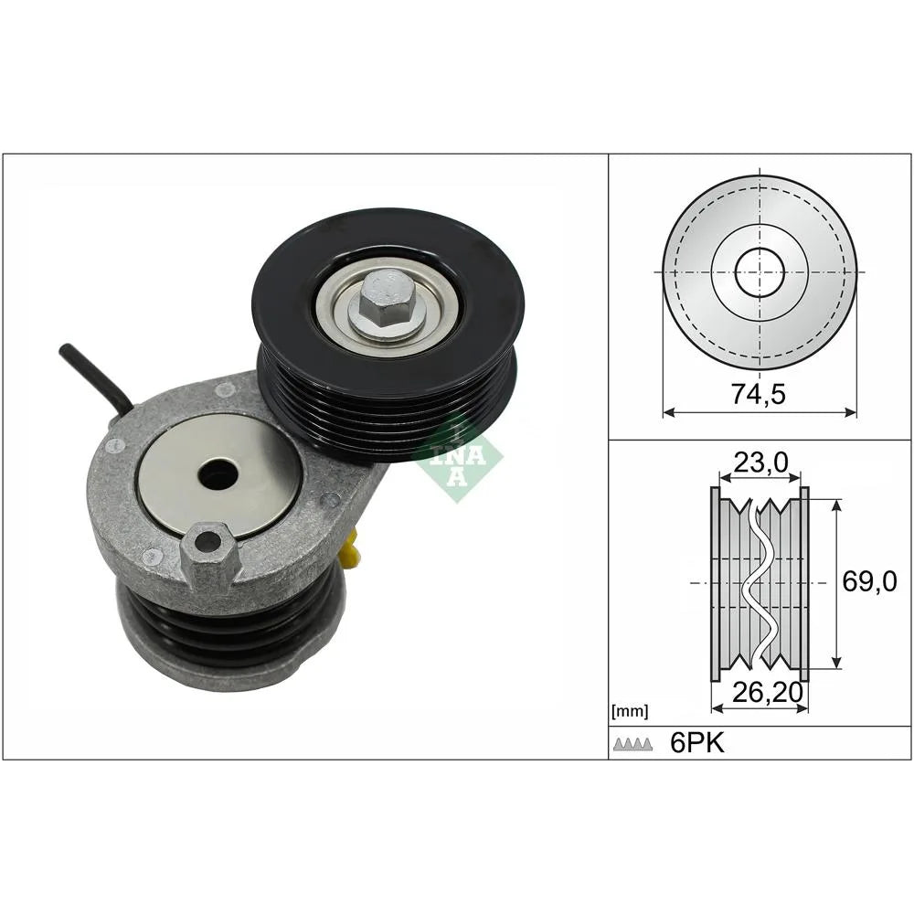 Intinzator Curea Caneluri Hyundai 1,0 T-Gdi INA - 534101310