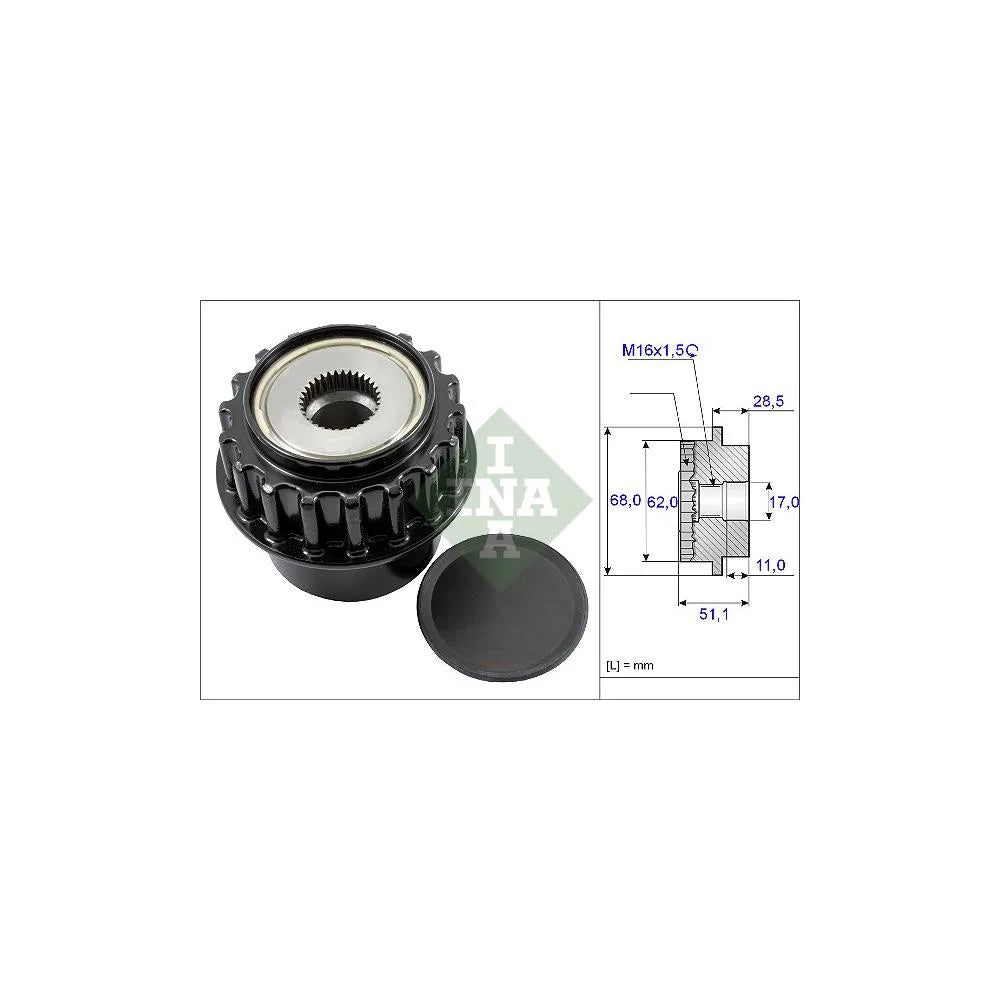 Fulie Alternator Schaeffler INA - 535 0175 10