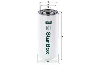 Filtru aer comprimat -Filter, Fiat, Ford, Lancia, 318x148x146 mm, Mann LB1314520