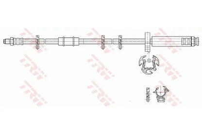 Furtun frana, Citroen, Fiat, Peugeot, TRW PHB293