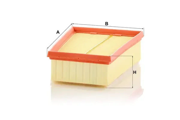 Filtru aer -Filter, Renault, 256x171x76 mm, Mann C24104