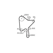 Curea Distributie Gates pentru Volvo S60/S80/S90/V40/V60 - 5686XS
