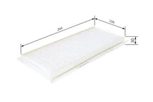 Filtru aer habitaclu, Ford, Mazda Fiesta, Fiesta Autoutilitara, Limuzina Spatioasa, Ka, 121, Fiesta Caseta, Hatchback, 370x226x42 mm, Bosch 1987432006