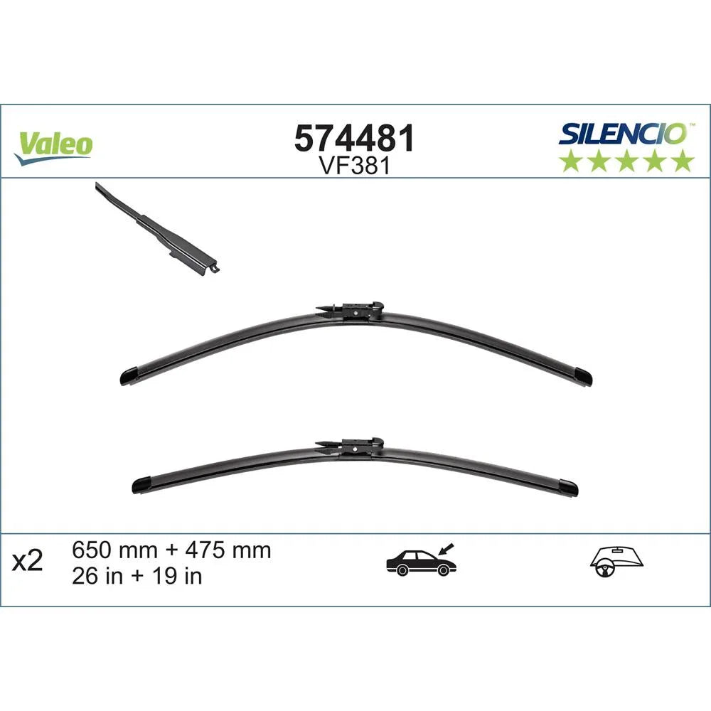 Stergatoare Lamelare Valeo pentru BMW 5/5 Touring/7, Mercedes-Benz B Class Sports/Eqa/Gla - 574481