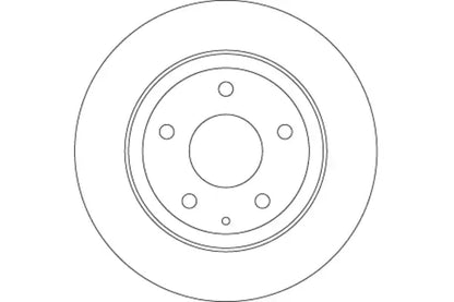 Disc frana, Mazda 6 Combi, 6 Limuzina, Ø278 mm, TRW DF8115