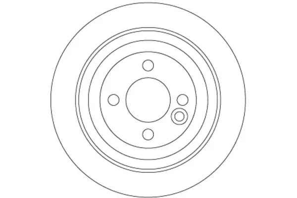 Disc frana, Mini Mini, Mini Clubman, Mini Cabriolet, Mini Roadster, Mini Cupe, Mini Clubvan, Ø280 mm, TRW DF6523