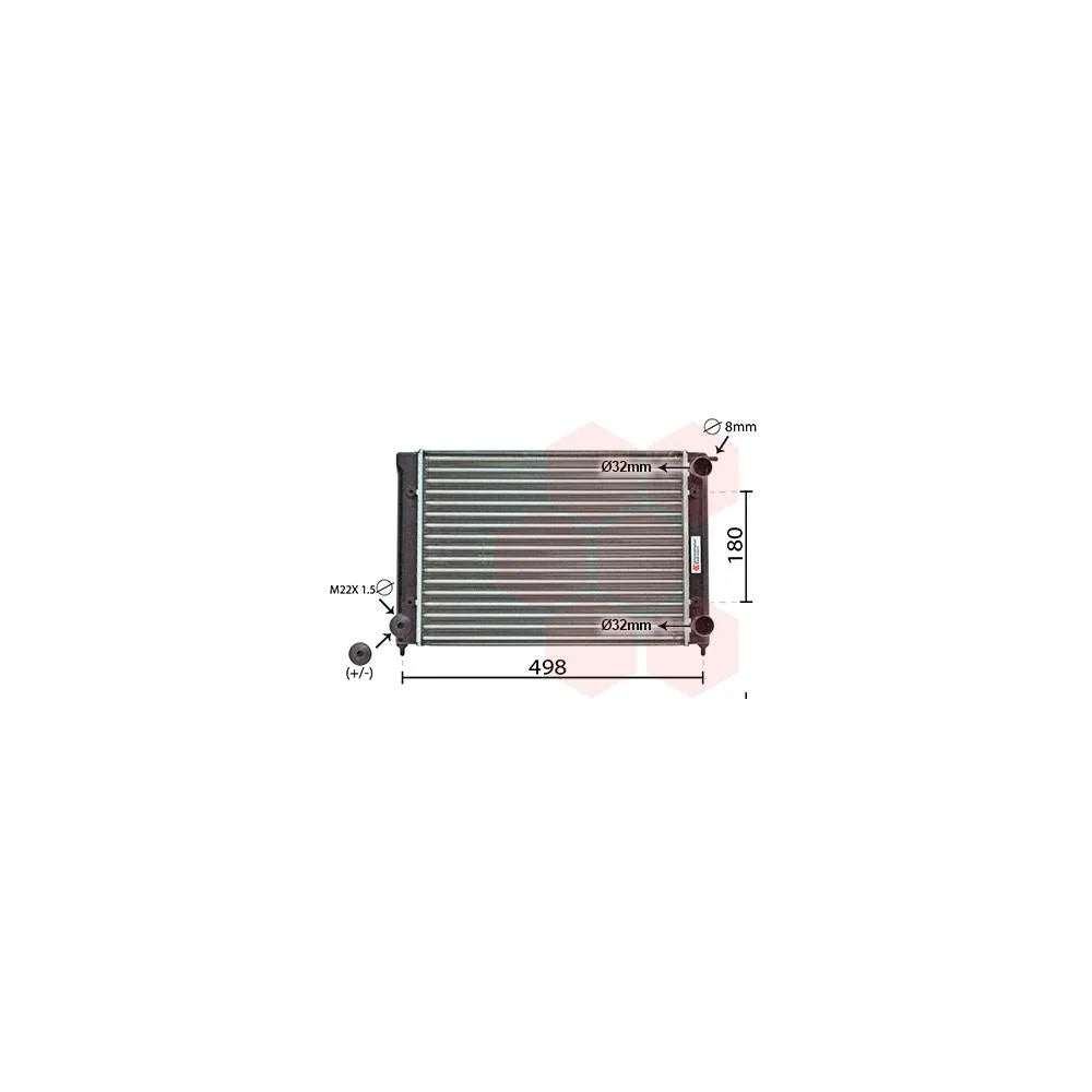 Radiator Apa Van Wezel - 58002040