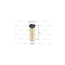 Filtru Aer Valeo pentru Mercedes-Benz C Class/C Class Cupe/C Class T Model/Clc Class/Clk - 585648