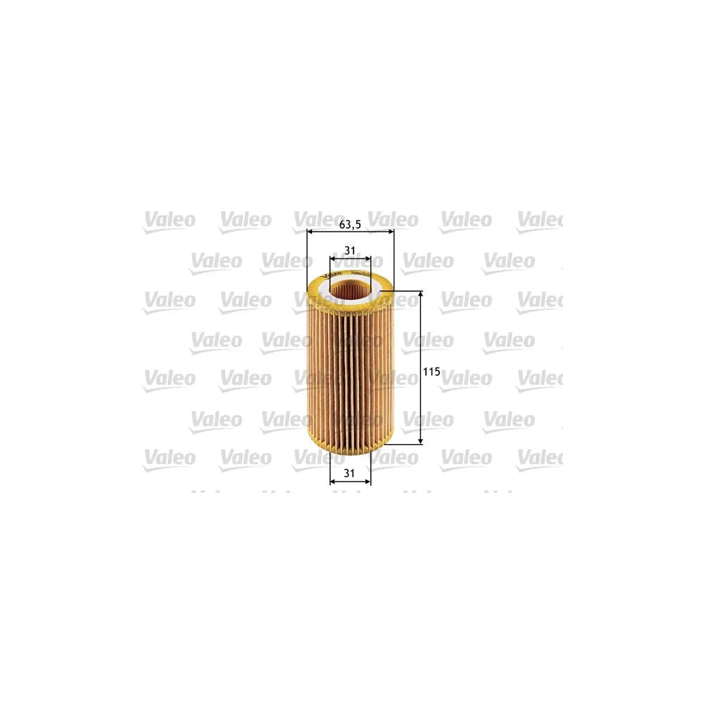 Filtru Ulei Valeo pentru Opel Astra/Frontera B/Omega B/Signum/Sintra, Saab 9 3/9 5 - 586505