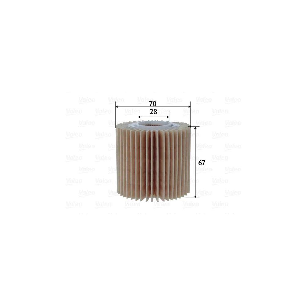 Filtru Ulei Valeo pentru Toyota Auris/Corolla/Iq/Urban Cruiser/Verso S - 586606