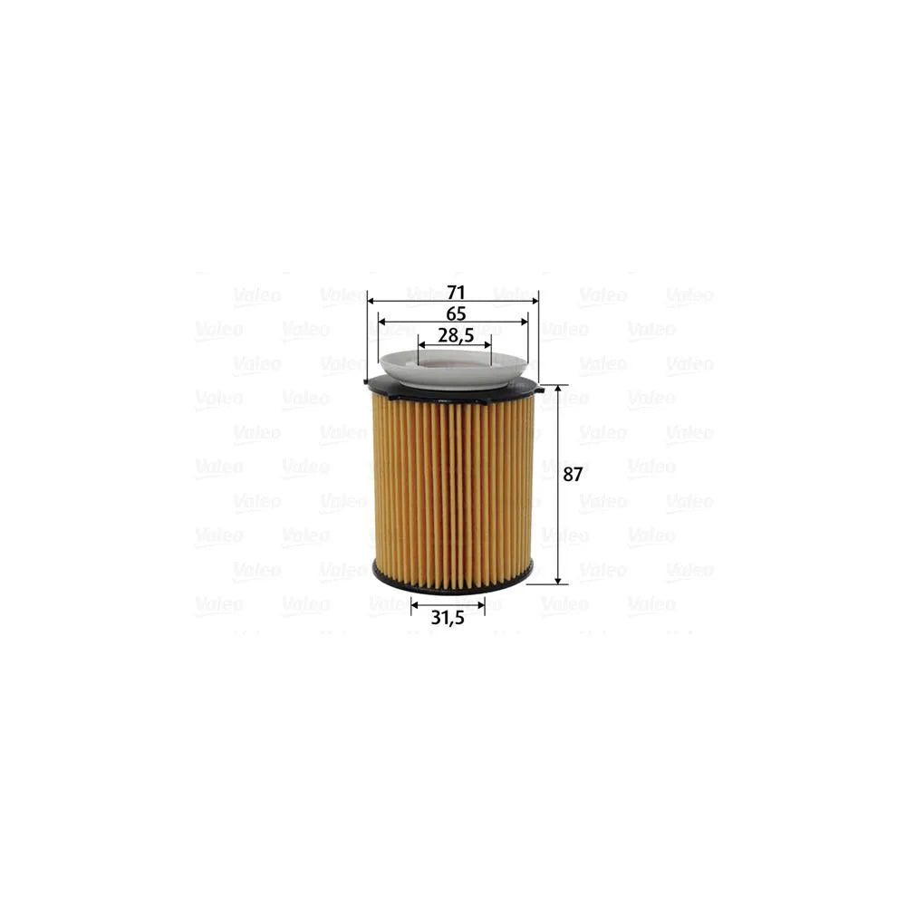 Filtru Ulei Valeo pentru Infiniti Q30/Q50/Q60 Cupe/Qx30, Mercedes-Benz A Class/B Class Sports/C Class/C Class Cupe - 586618