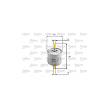Filtru Combustibil Valeo pentru Ford Escort Classic/Escort/Fiesta, Mazda - 587007