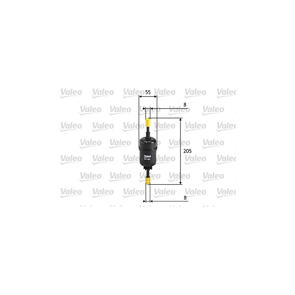 Filtru Combustibil Valeo pentru Ford Fiesta/Fusion, Mazda 2 - 587023