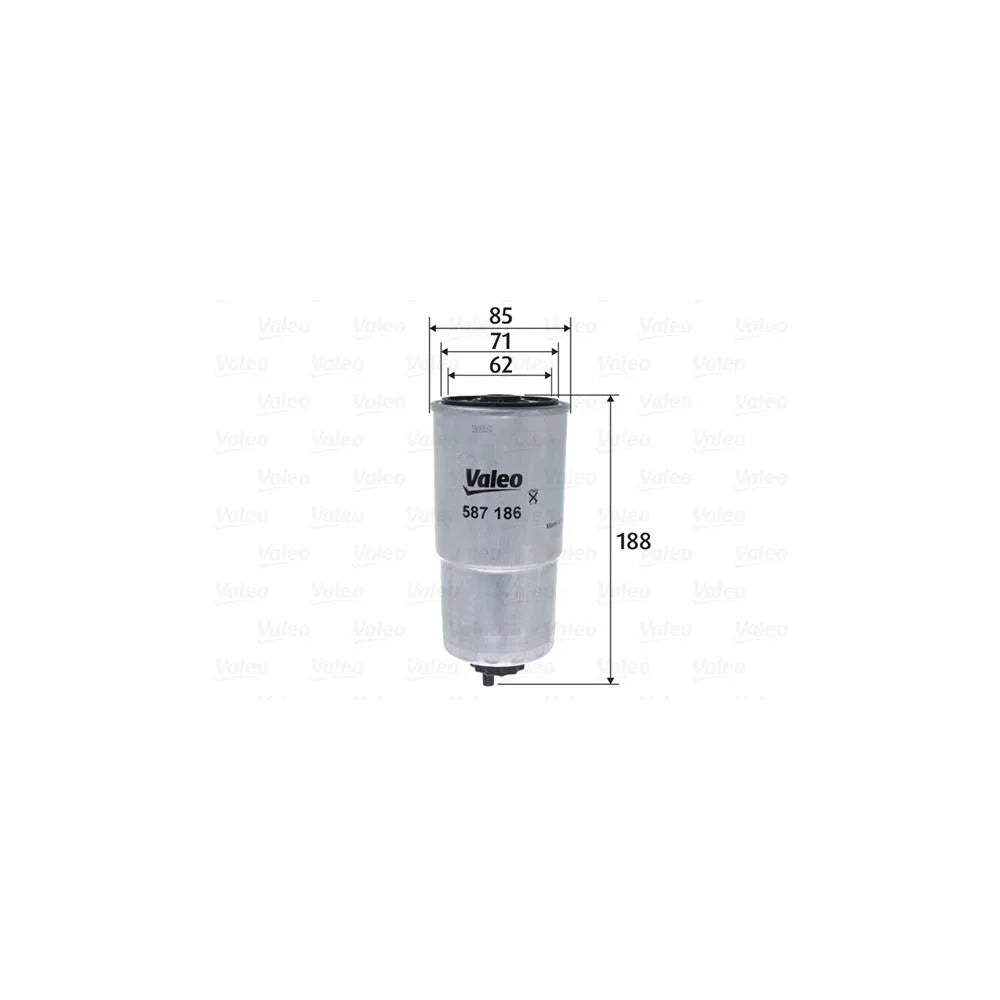 Filtru Combustibil Valeo pentru Hyundai Santa Fe/Trajet - 587186
