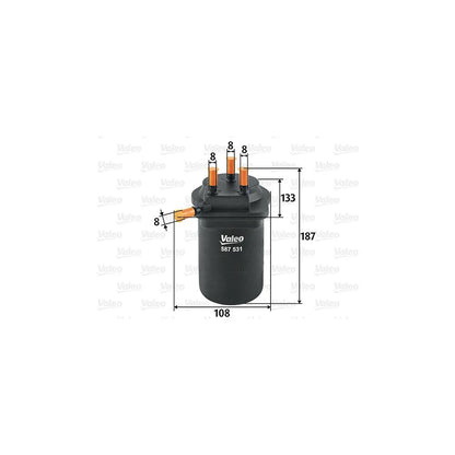 Filtru Combustibil Valeo pentru Renault Grand Scenic/Megane/Scenic - 587531