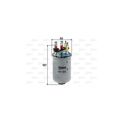Filtru Combustibil Valeo pentru Jaguar S Type/Xf/Xj, Land Rover Discovery/Range Rover - 587562