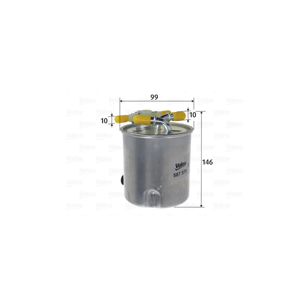 Filtru Combustibil Valeo pentru Nissan Qashqai/X Trail, Renault Koleos - 587579