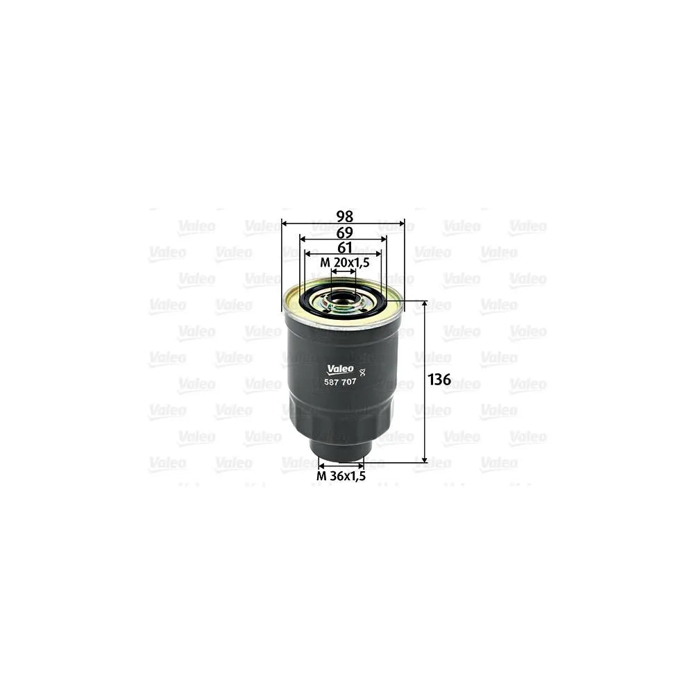 Filtru Combustibil Valeo - 587707