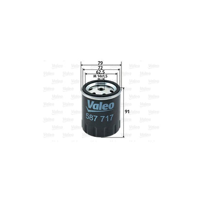 Filtru Combustibil Valeo pentru Mercedes-Benz 123 Cupe/123/123 T Model/G Class/Henschel, Puch G Modell - 587717