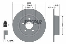 Disc frana Textar pentru Ford - 92124903