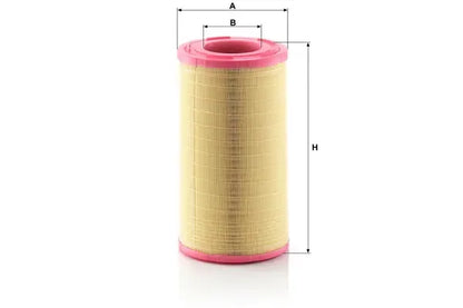 Filtru aer -Filter, Man Tgm, Tgl, Hocl, Lion S Intercity, 568x309x296 mm, Mann C261005