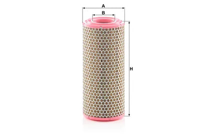 Filtru aer -Filter, Case Ih Cs, 307x144x142 mm, Mann C13154