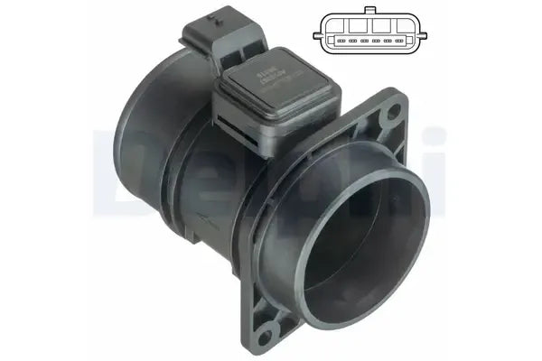 Senzor debit aer, Nissan, Opel, Peugeot, Renault, 160x133x118 mm, Delphi AF1036712B1