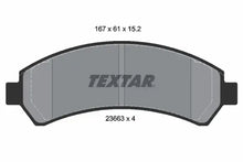 Set placute frana disc, Chevrolet S10 Pick-up, Blazer S10, Textar 2366301