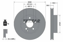 Disc frana Textar pentru Mercedes-Benz - 92163205