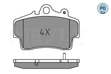 Set placute frana, frana disc Meyle pentru Porsche - 0252193715/PD